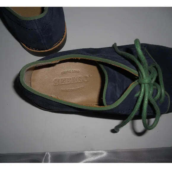 Men's Sebago‎ Navy Blue Lace Loafers Size 9