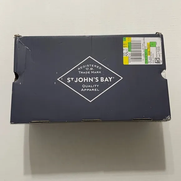 Men's Tan Loafers St John’s Bay Logan 12M Sand New In Box