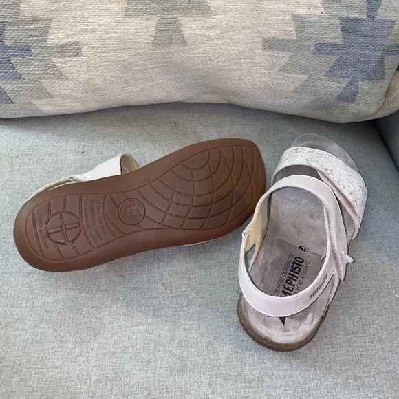 Mephisto agave light sand bucksoft jaguar women comfort sandals NWB 9