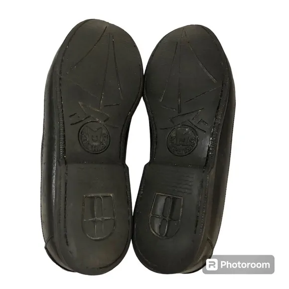 Mephisto Air Reflex Spinnaker Black Leather Loafers US 10 Pls read description