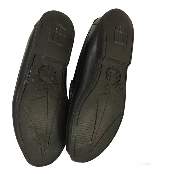 Mephisto Air Reflex Spinnaker Black Leather Loafers US 10 Pls read description