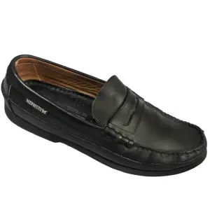 Mephisto Air Reflex Spinnaker Black Leather Loafers US 10 Pls read description