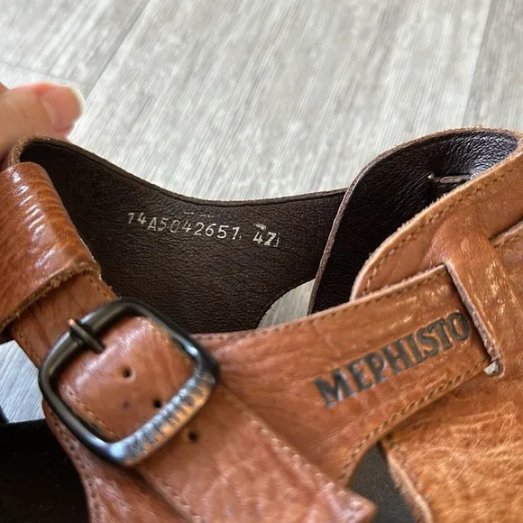 Mephisto Mens Sam Fisherman Sport Sandal Brown Leather