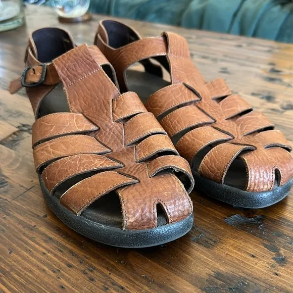 Mephisto Mens Sam Fisherman Sport Sandal Brown Leather