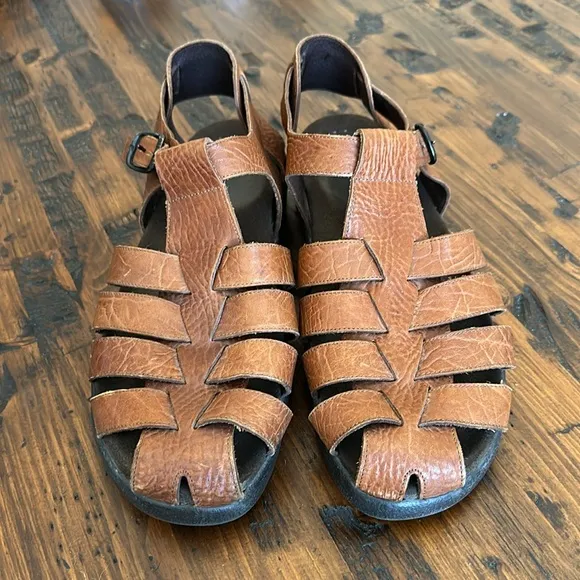 Mephisto Mens Sam Fisherman Sport Sandal Brown Leather