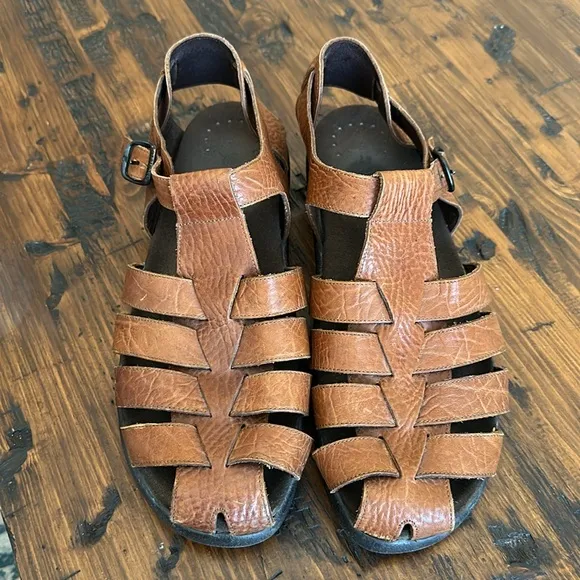 Mephisto Mens Sam Fisherman Sport Sandal Brown Leather