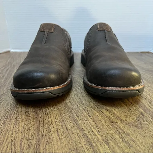 Merrell Chocolate Brown Slip On Leather Loafers Size 7