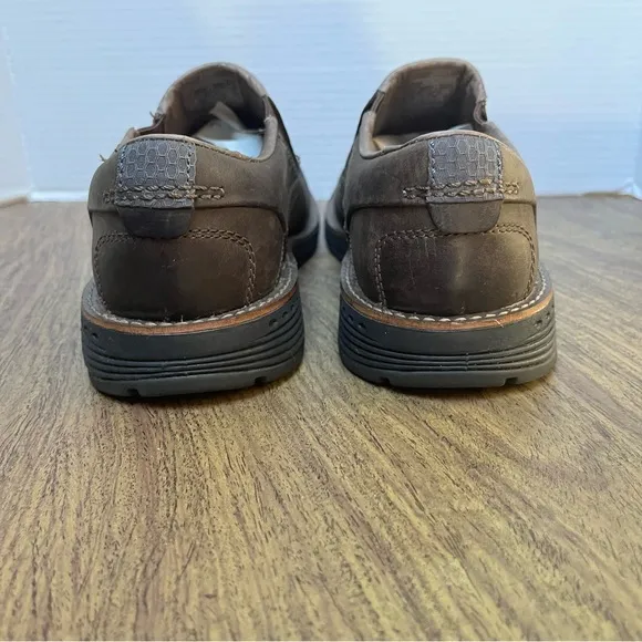 Merrell Chocolate Brown Slip On Leather Loafers Size 7