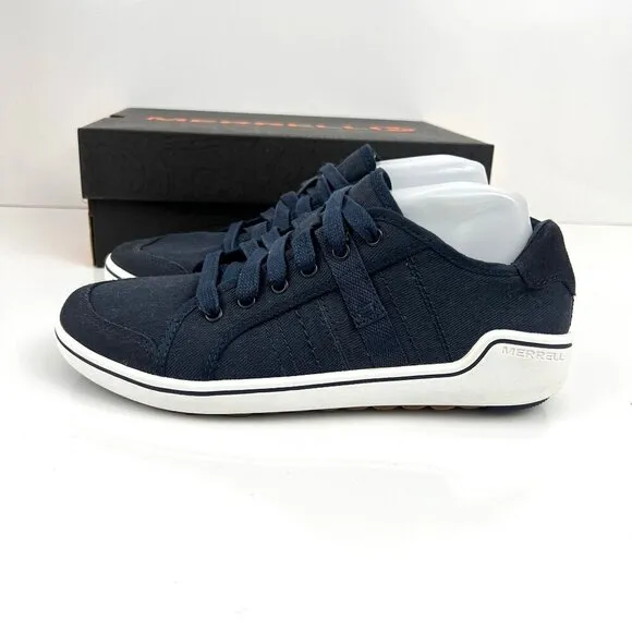 Merrell Primer Canvas Womens Navy Marine   Sneakers Size 9 M NEW J625568