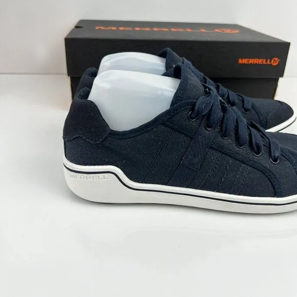 Merrell Primer Canvas Womens Navy Marine   Sneakers Size 9 M NEW J625568
