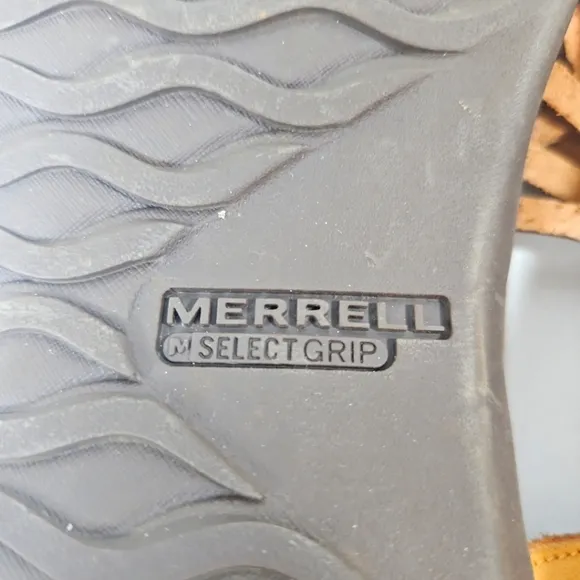 MERRELL Tan Leather Sandals Sz 10