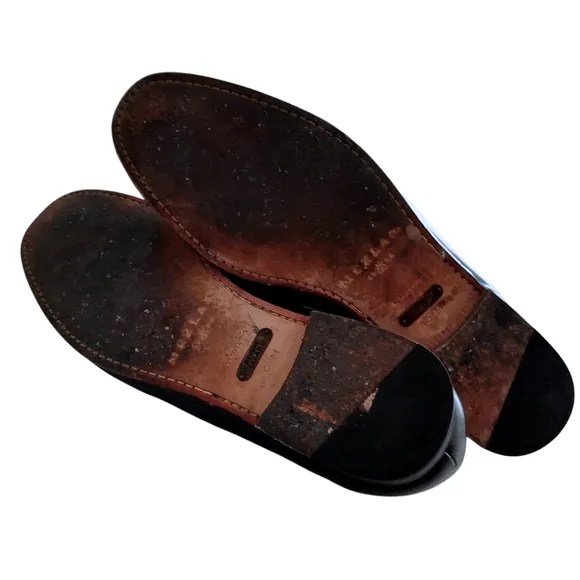 Mezlan Genuine Lizard  Accent Tasseled Loafers