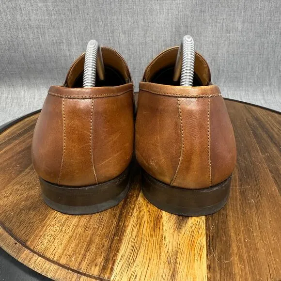 Mezlan Loafers Men's Size 10.5 Horsebit Bit Brown Leather Slip On Tours Shoes