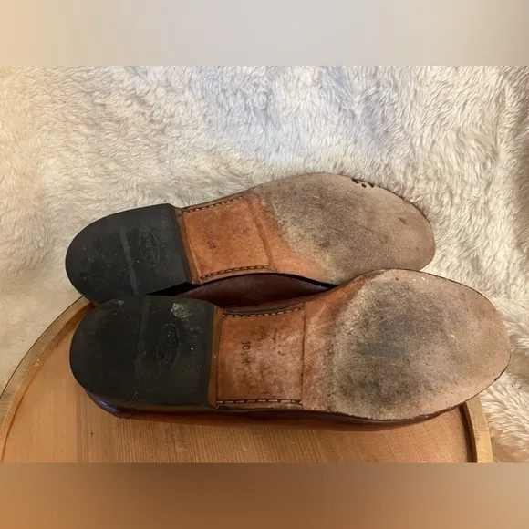 Mezlan Men’s Dress Shoes Tassels Slip-On Leather Loafers Size 10.5