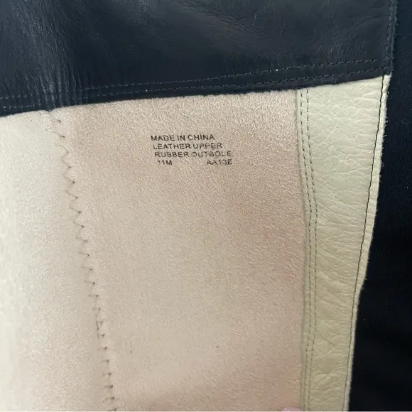 MICHAEL KORS Black Leather Gold Hardware Buckle Arley Knee High Riding Boots