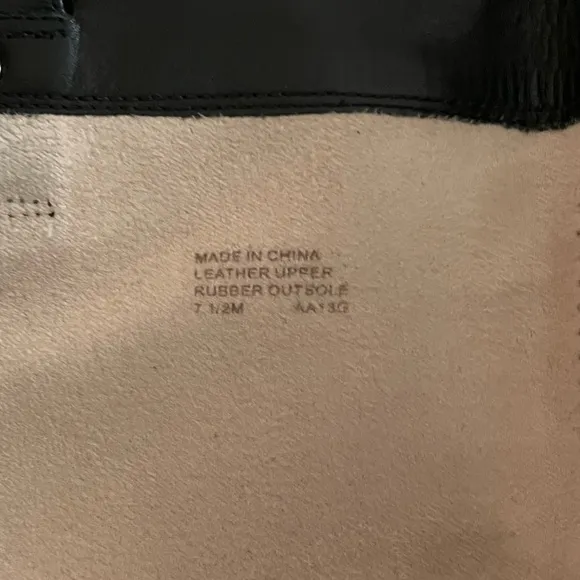 Michael Kors Black Leather Riding Boots