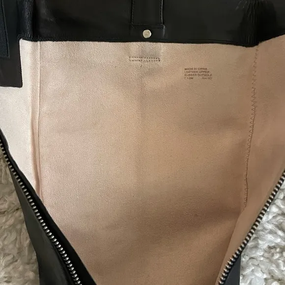Michael Kors Black Leather Riding Boots