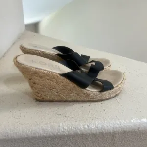 MICHAEL KORS Espadrille Wedge Mules Platform Sandals Sandal Women's Size 7.3