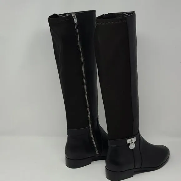 Michael Kors Hamilton Stretch Black Tall Boots