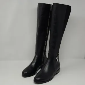 Michael Kors Hamilton Stretch Black Tall Boots