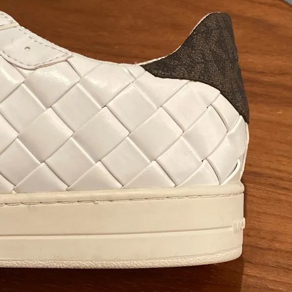 Michael Kors Keating Woven Sneakers, Size 8
