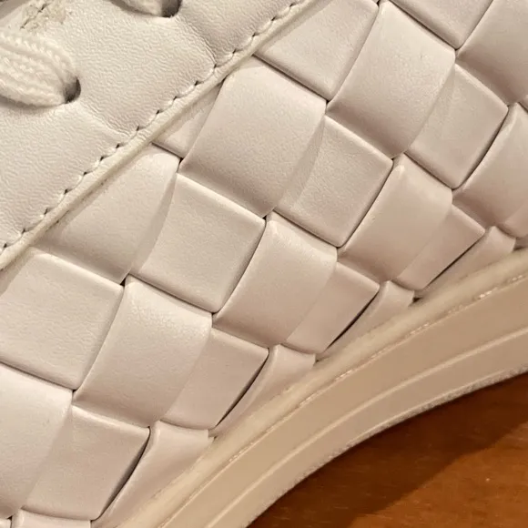 Michael Kors Keating Woven Sneakers, Size 8