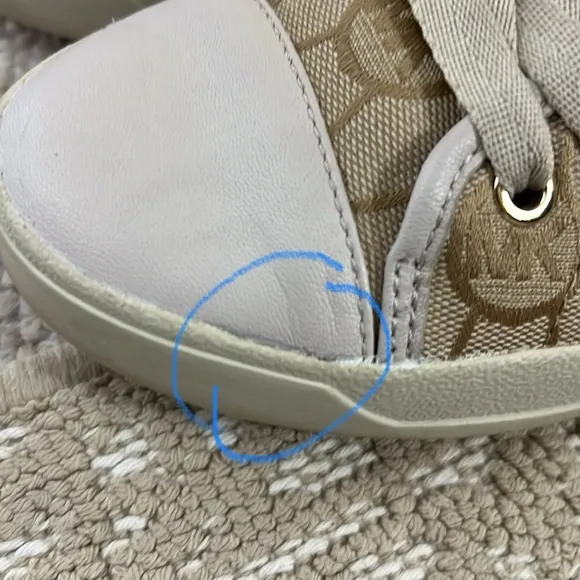 Michael Kors logo signature print sneakers