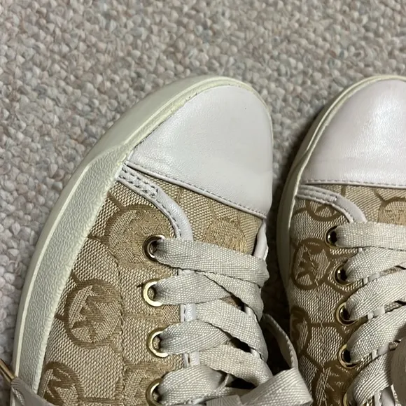 Michael Kors logo signature print sneakers