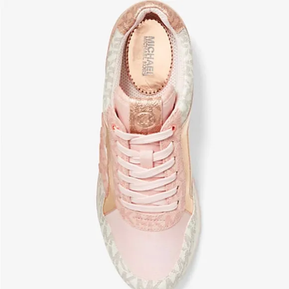 Michael Kors Maddy Two-Tone Logo sneakers