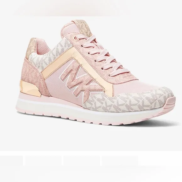Michael Kors Maddy Two-Tone Logo sneakers