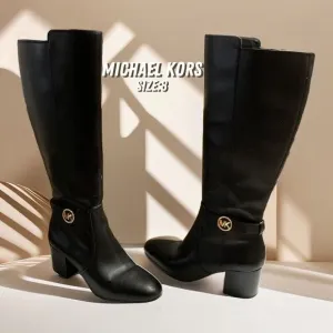Michael Kors Riding Boots Black Size 8 Like New