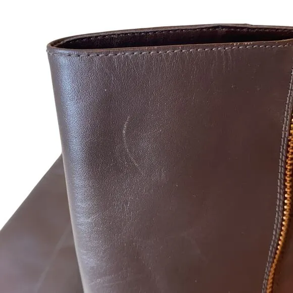 Michael Kors Ryan Leather Riding Boots 5.5 NWOT