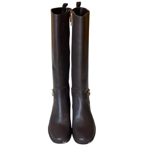 Michael Kors Ryan Leather Riding Boots 5.5 NWOT