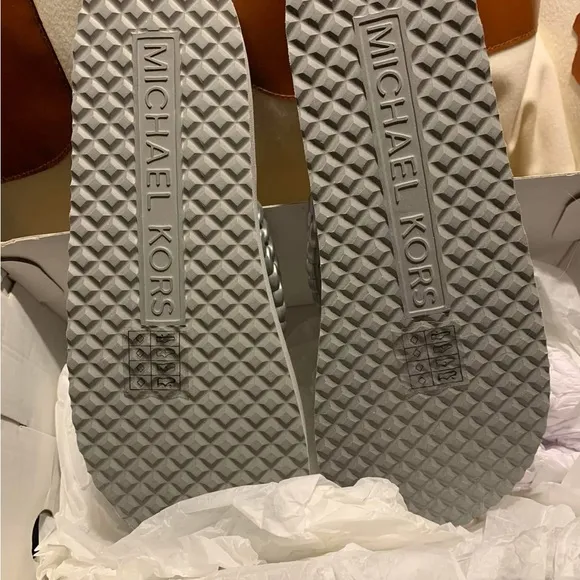 Michael Kors Women's White Platform Sandals