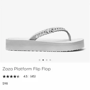 Michael Kors Women's White Platform Sandals
