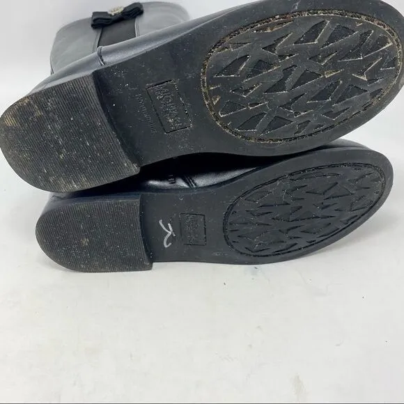 Michael Michael Kors Leather Boots- Size 5
