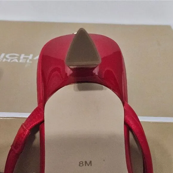 Michael, Michael Kors Corrine, strappy red sandals. NIB, Size 8