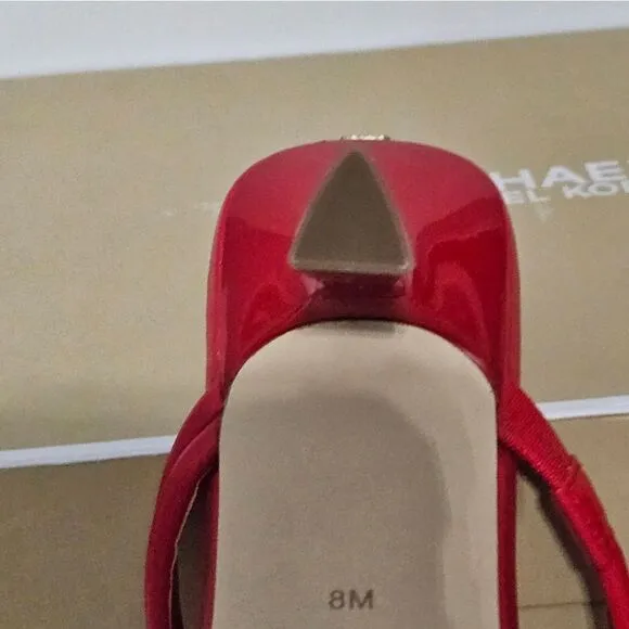 Michael, Michael Kors Corrine, strappy red sandals. NIB, Size 8