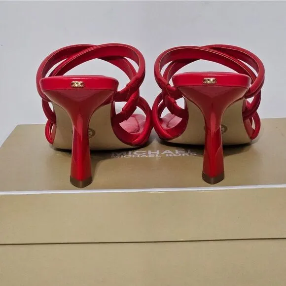 Michael, Michael Kors Corrine, strappy red sandals. NIB, Size 8