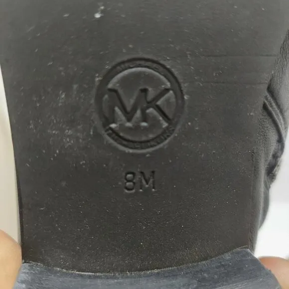 Micheal Kors Joanie Black Over The Knee Riding Boots Women's Size 8