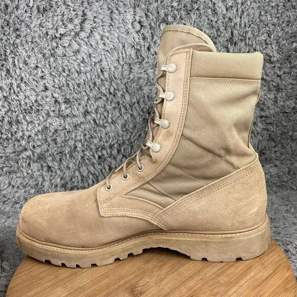 Military Combat Tactical Army Boots Men's 14.5 R Desert USA UFCW