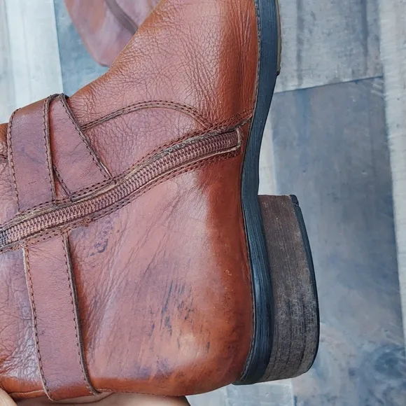 Miz Mooz Kailia Leather Riding Boots sz 7.5 women's