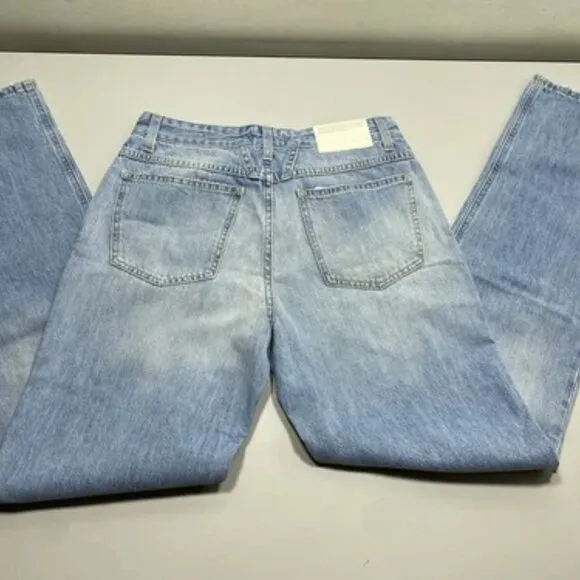 MNEW CLOSED Womens Jeans Mid Blue Size 27 Briston Relaxed Fit Mid Waist Pockets