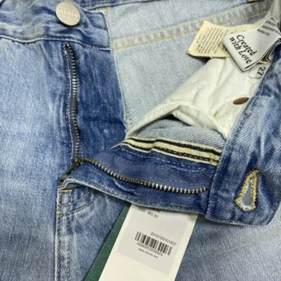 MNEW CLOSED Womens Jeans Mid Blue Size 27 Briston Relaxed Fit Mid Waist Pockets