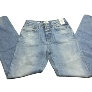 MNEW CLOSED Womens Jeans Mid Blue Size 27 Briston Relaxed Fit Mid Waist Pockets