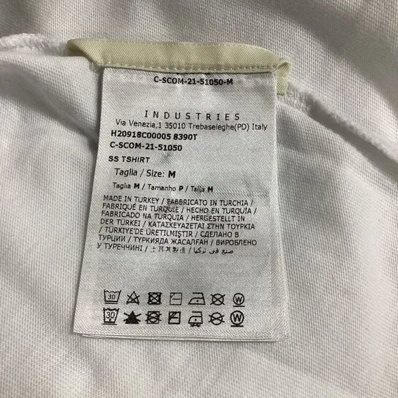 Moncler Spider-Man Motif T-Shirt in White Cotton