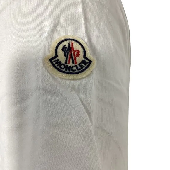Moncler Spider-Man Motif T-Shirt in White Cotton