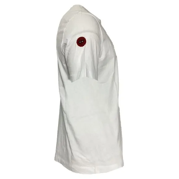 Moncler Spider-Man Motif T-Shirt in White Cotton