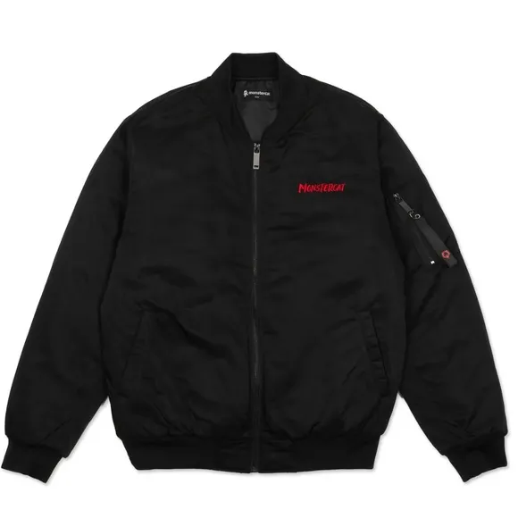 Monstercat Racing Bad Kitty Bomber Jacket Writing on back Mens small