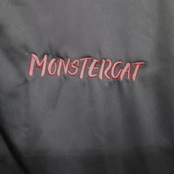 Monstercat Racing Bad Kitty Bomber Jacket Writing on back Mens small